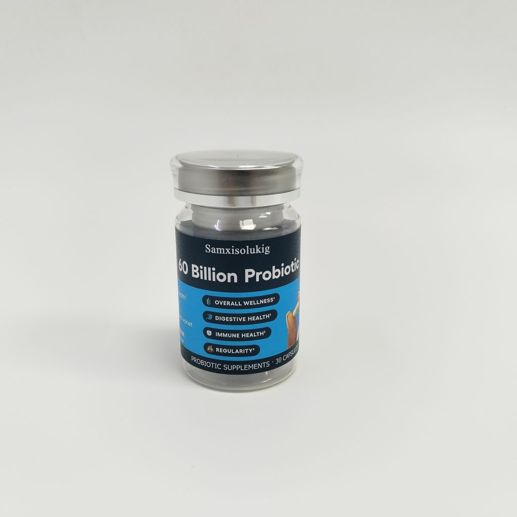 Samxisolukig Probiotic supplements Probiotics 60 Billion CFU - 10 Strains + Organic Prebiotics