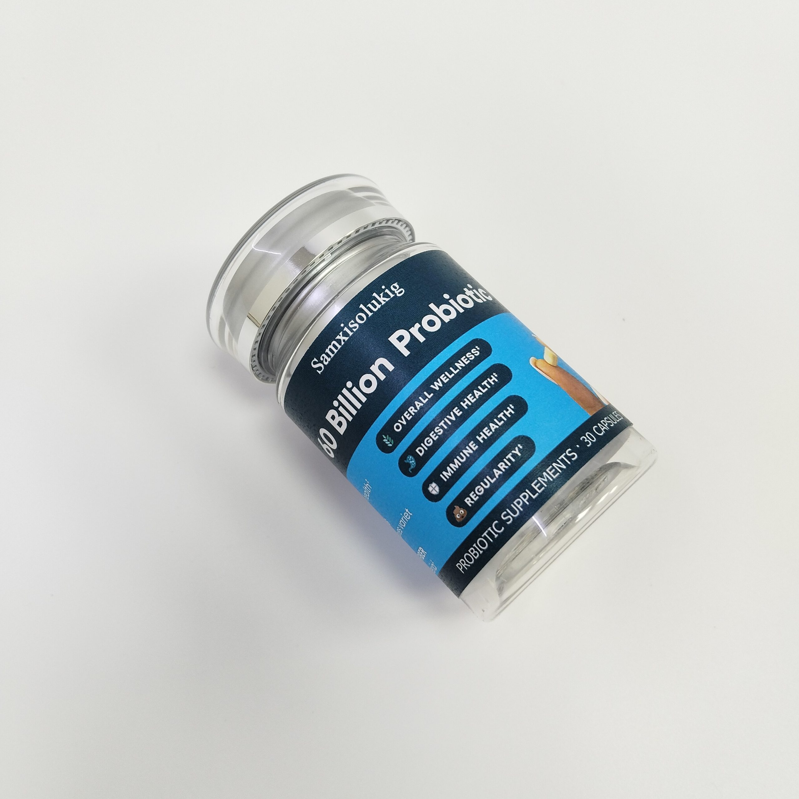 Samxisolukig Probiotic supplements Probiotics 60 Billion CFU - 10 Strains + Organic Prebiotics - Image 5