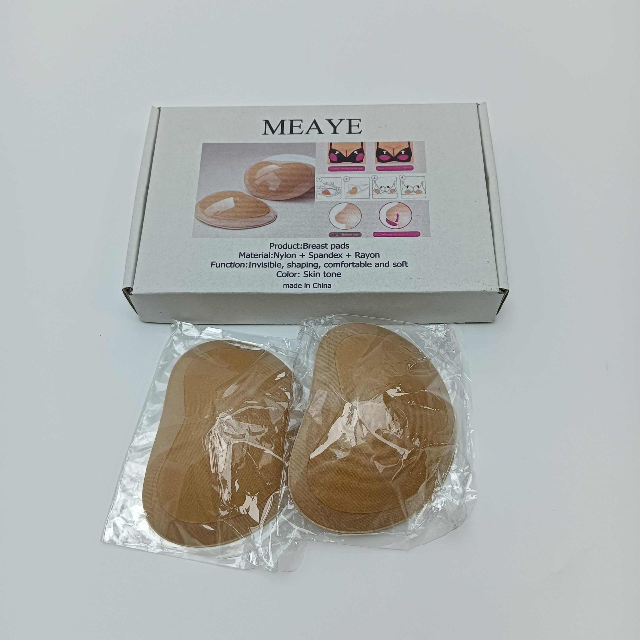 MEAYE Breast Pads Silicone Nipple Pasties for Women Reusable - Image 4