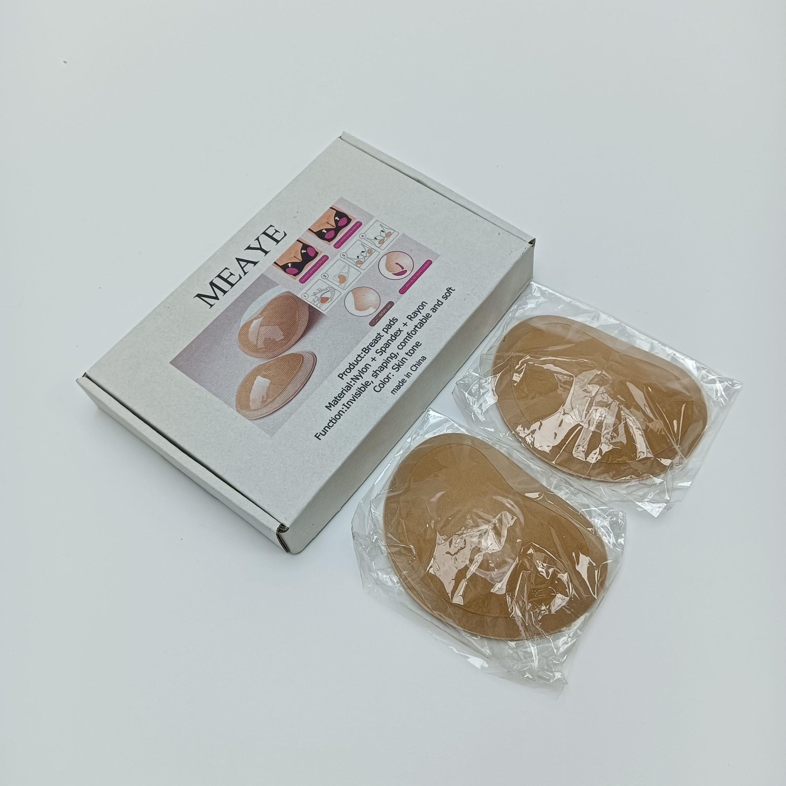 MEAYE Breast Pads Silicone Nipple Pasties for Women Reusable - Image 2