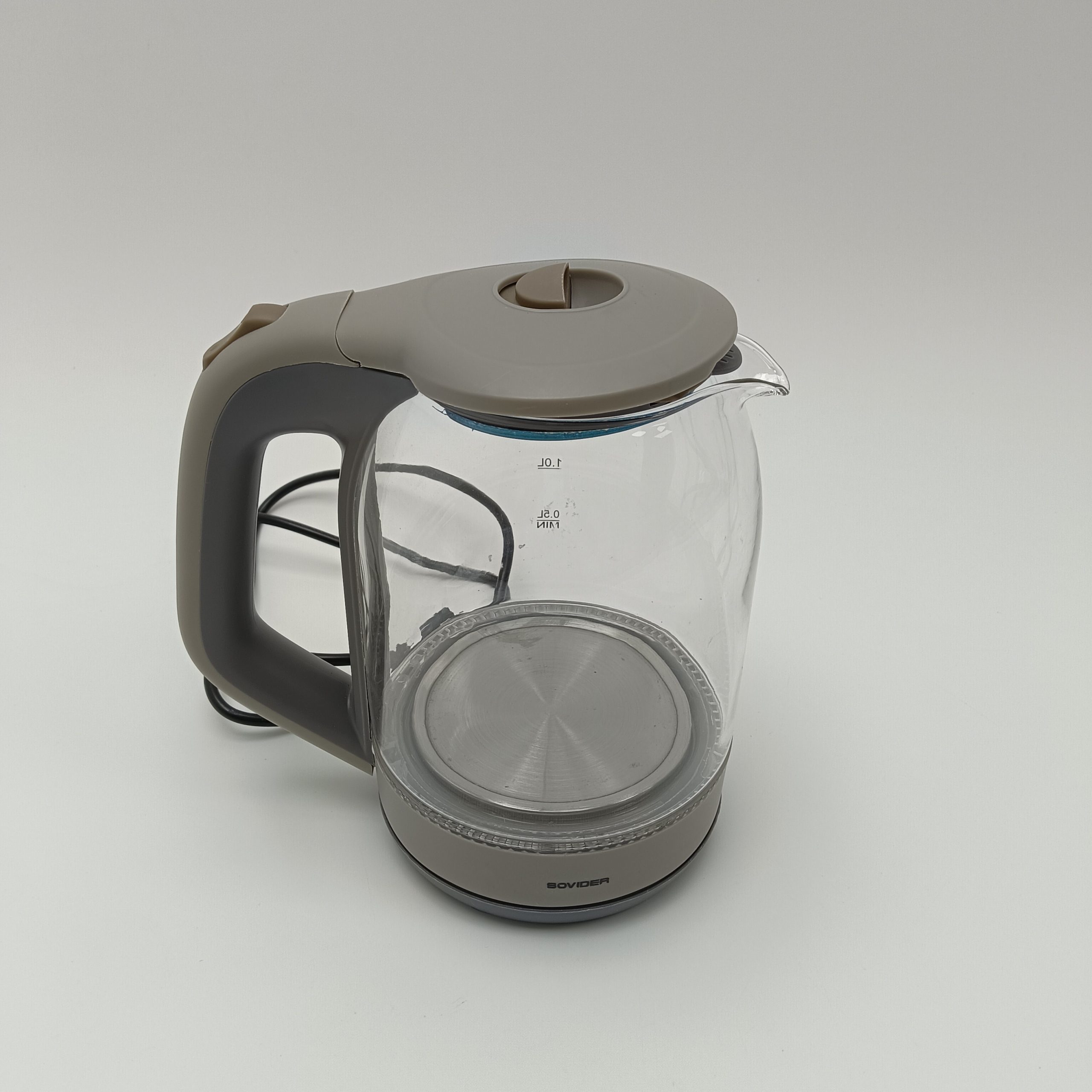 SOVIDER Electric Kettles Clear Glass Electric Kettle with Water Level Indicator, 1.8L - Image 4