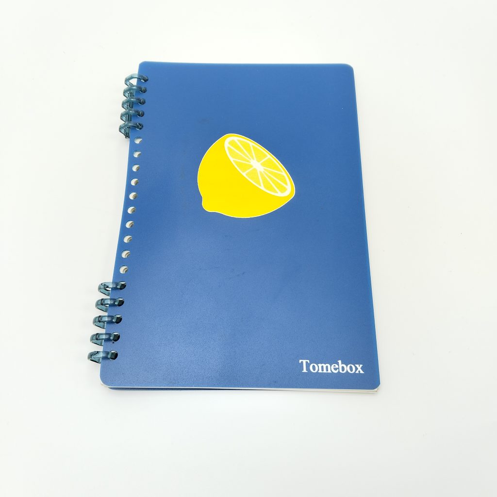 Tomebox Printed Note Books Trendy Lemon Print Notebooks for Note Taking