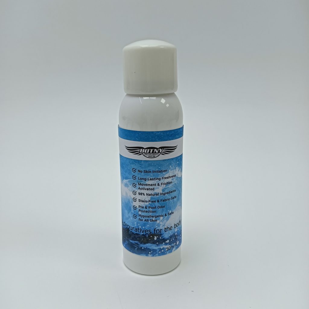 BOTNY PRO CAR BEAUTY SINCE 1988 Depuratives for the body 50ml, 98% Natural Ingredients, Long - Lasting Freshness, Hypoallergenic for All Skin Types