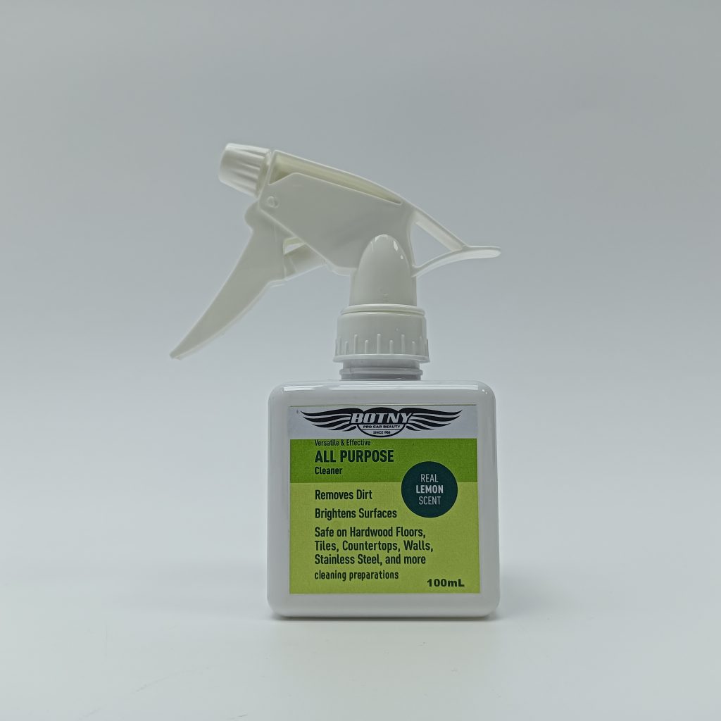 BOTNY PRO CAR BEAUTY SINCE 1988 cleaning preparations 100ml, Real Lemon Scent, Removes Dirt and Brightens Surfaces, Safe for Hardwood Floors, Tiles, Countertops, and More