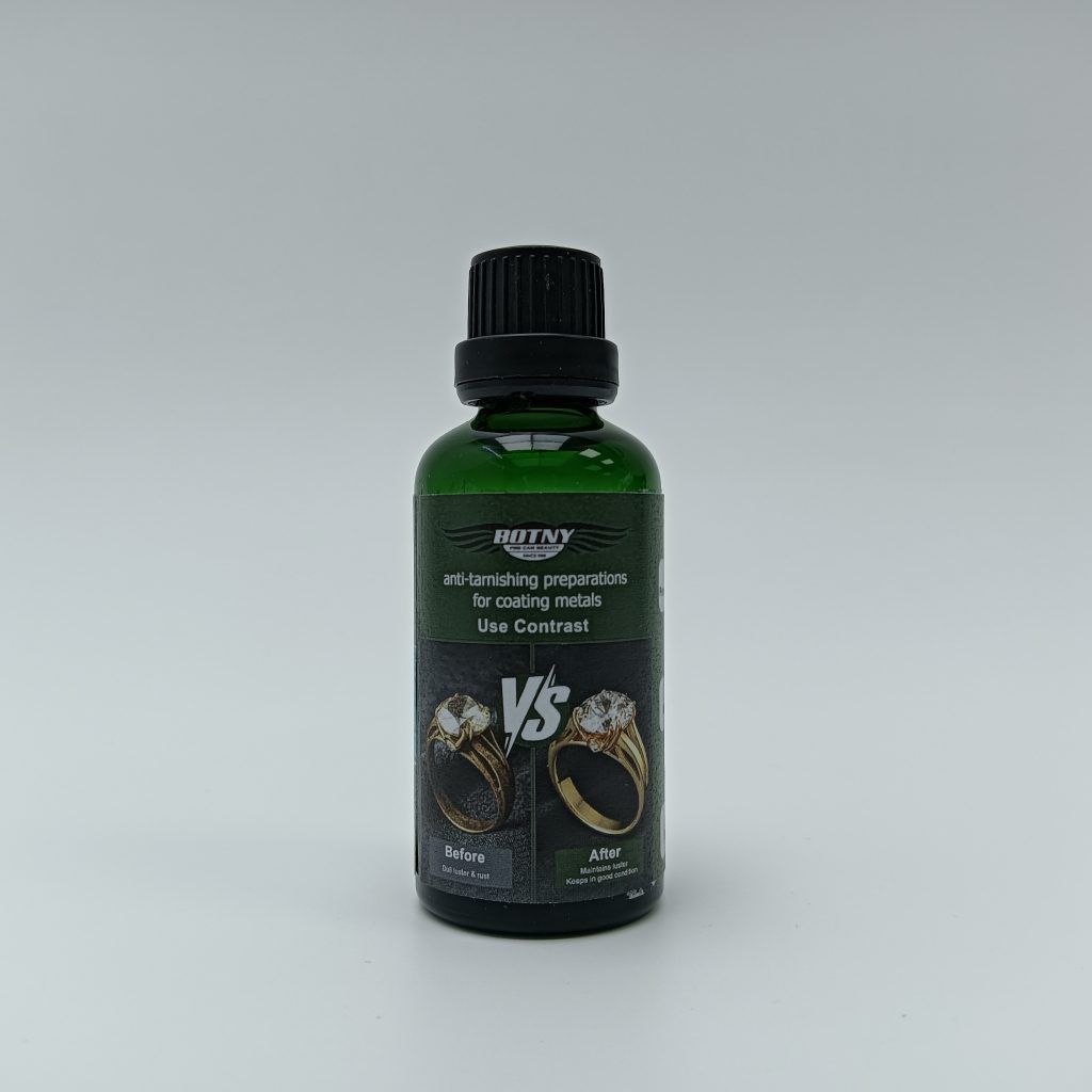 BOTNY PRO CAR BEAUTY SINCE 1988 anti-tarnishing preparations for coating metals 45ml, Prevents Oxidation and Wear, Maintains Shine, for Jewelry and Metal Items