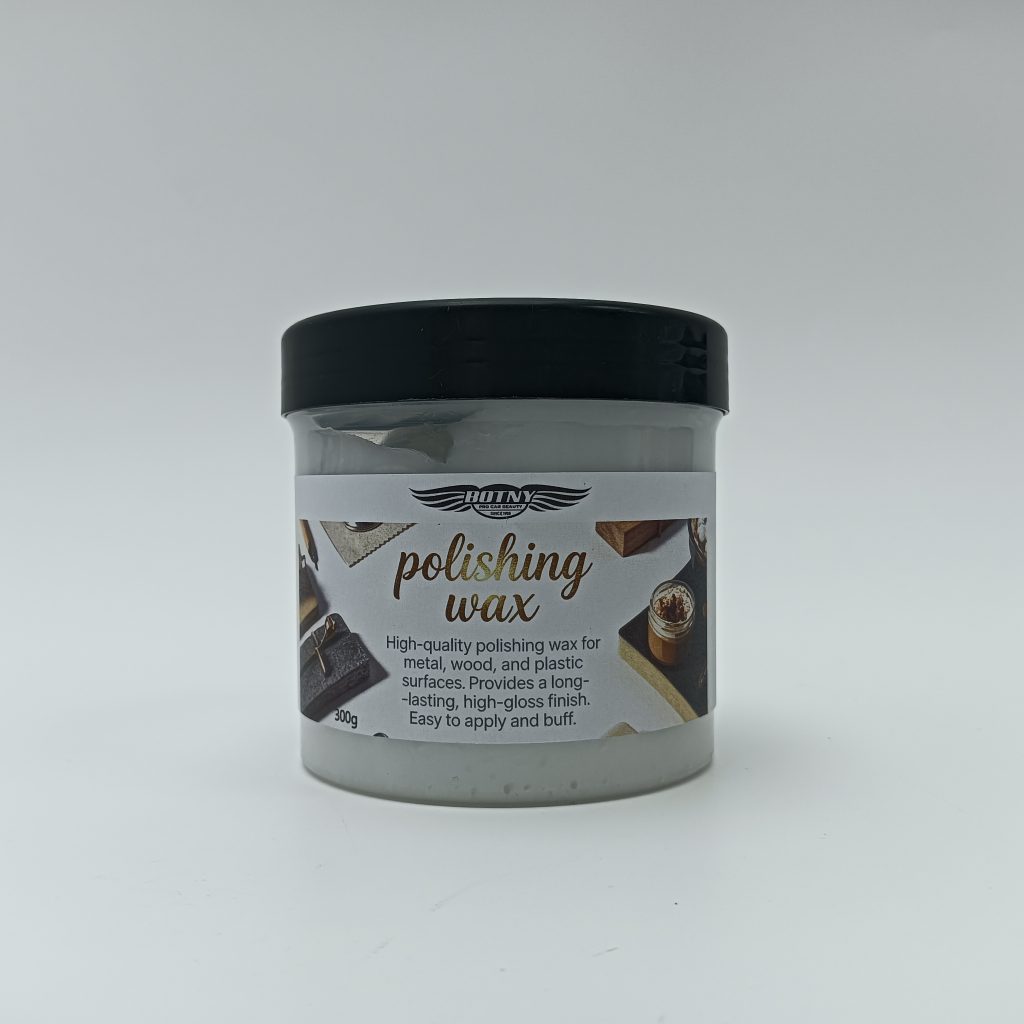 BOTNY PRO CAR BEAUTY SINCE 1988 polishing wax 300g, High - Quality Wax for Metal, Wood, and Plastic Surfaces, Long - Lasting High - Gloss Finish