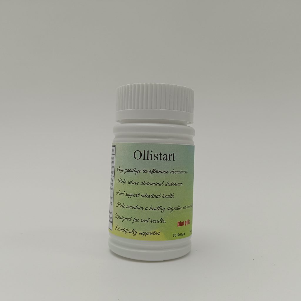 Ollistart Diet Pills, Natural Weight Loss Support, with Probiotics and Herbal Extracts, Helps Relieve Abdominal Distension and Support Intestinal Health