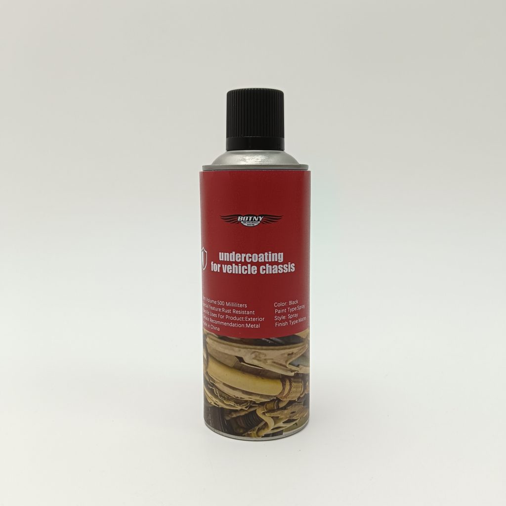 BOTNY PRO CAR BEAUTY SINCE 1988 undercoating for vehicle chassis 500ml, Rust - Resistant Spray Paint for Automotive Chassis Protection, Matte Black Finish