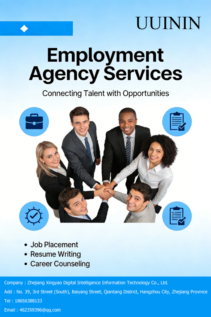 UUININ employment agency services
