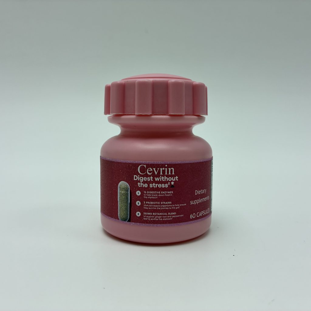 Cevrin Dietary Supplements 3 soil-based probiotic strains that survive stomach acid